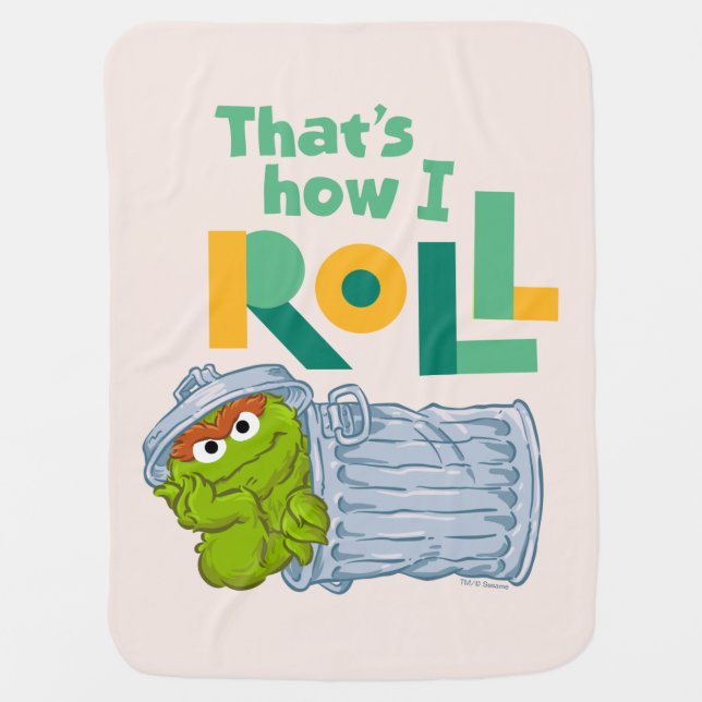 That's How I Roll Baby Blanket (Front)