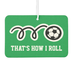 That's how i roll funny soccer car air freshener