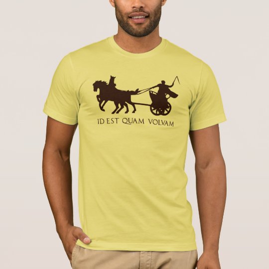 That's How I Roll (Latin w/ Roman Chariot) T-Shirt | Zazzle