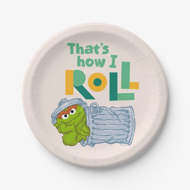 That's How I Roll Paper Plates (Front)