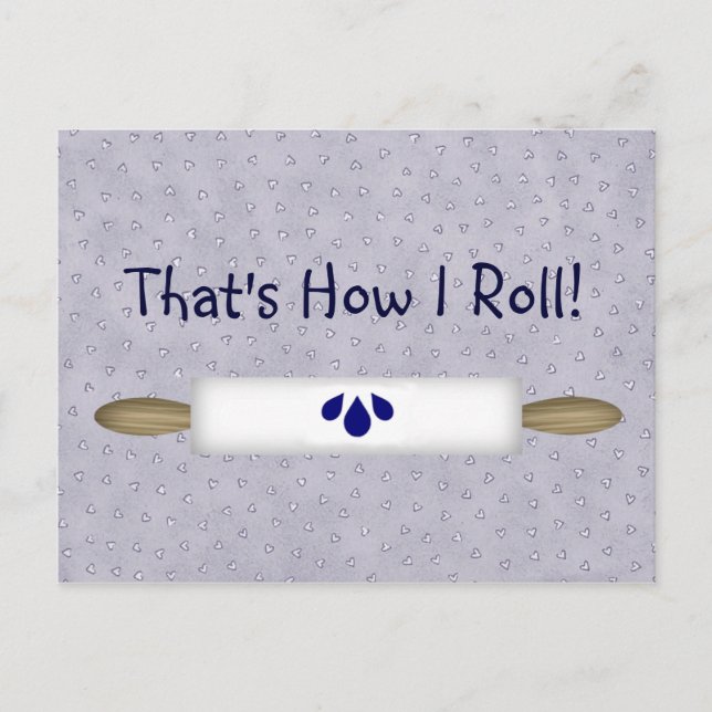 That's How I Roll Recipe Card (Front)