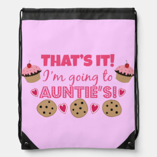 That's it! I'm going to Auntie's! Drawstring Bag