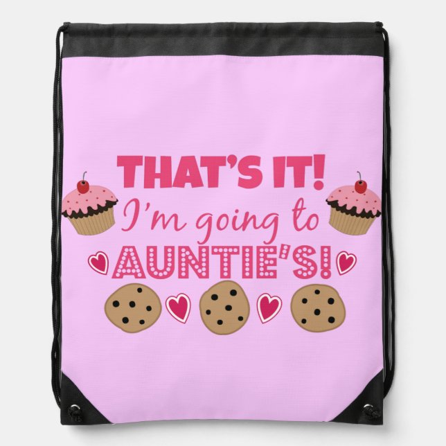That's it! I'm going to Auntie's! Drawstring Bag (Front)