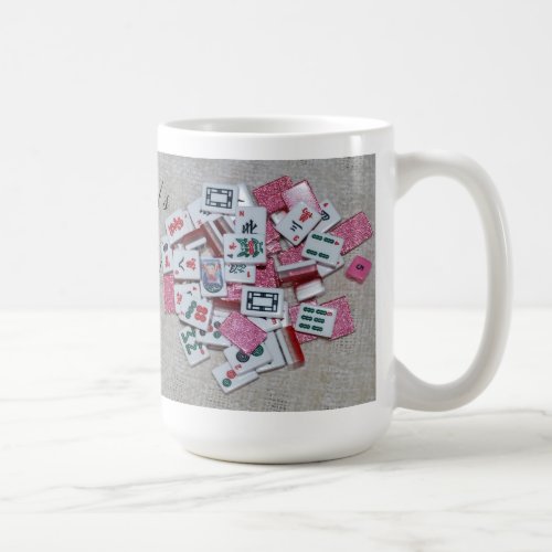 Thats It Pink glitter tile mug