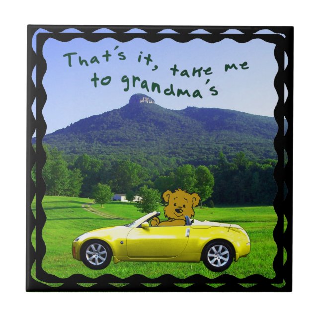 THAT'S IT TAKE ME TO GRANDMA'S-TILE CERAMIC TILE (Front)