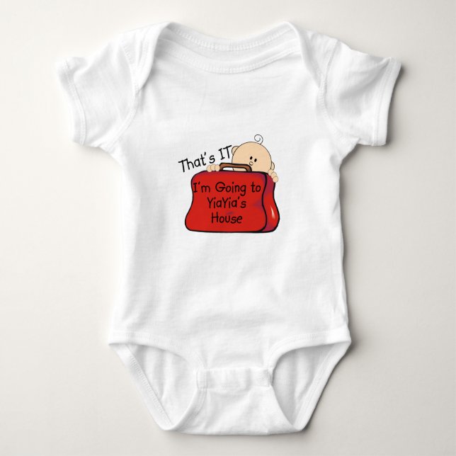 That's it YiaYia Baby Bodysuit (Front)