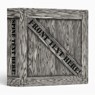 That's just Crate! - Driftwood - 3 Ring Binder
