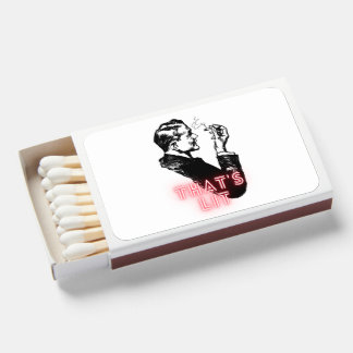 That's Lit - Funny Retro Vintage Smoker Matches