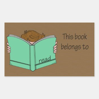 That's My Book 1 Rectangular Sticker by Amitees at Zazzle
