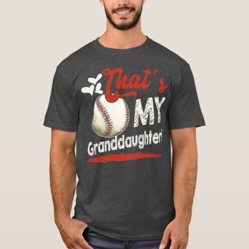 Thats My Granddaughter Baseball Family Matching T_Shirt