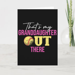 Thats My Granddaughter Out There Grandparents Soft Card