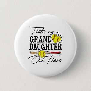 That's My Granddaughter Out There Softll Grandma G Button