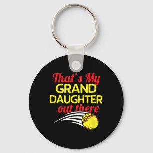 That's My Granddaughter Out There Softll Grandpare Keychain
