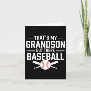 Thats My Grandson Out Baseball Grandma Mothers Day Card