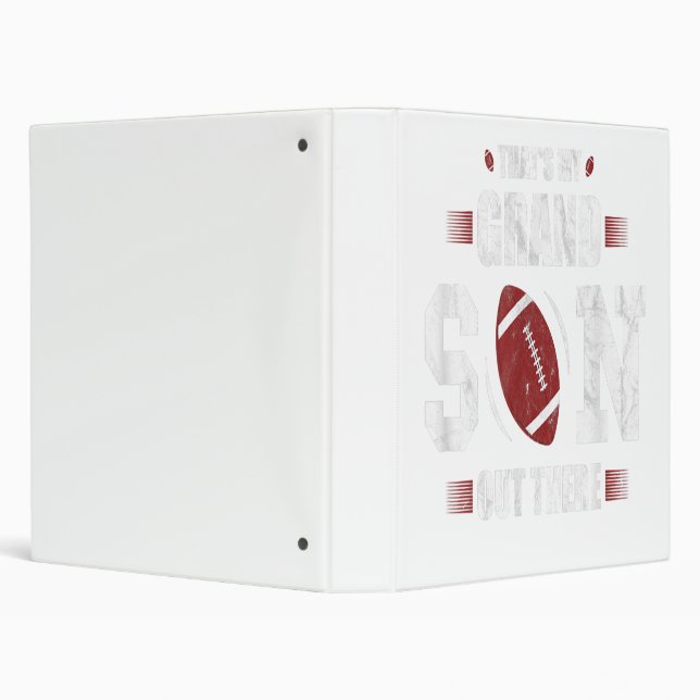 Thats my grandson out re football gift grandma 3 ring binder (Background)