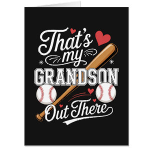 That's My Grandson Out There Baseball Card
