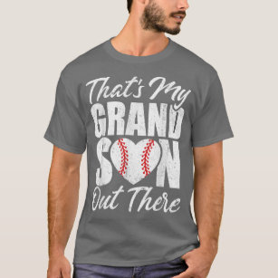 That's My Grandson Out There Funny Football Grandma T-shirt