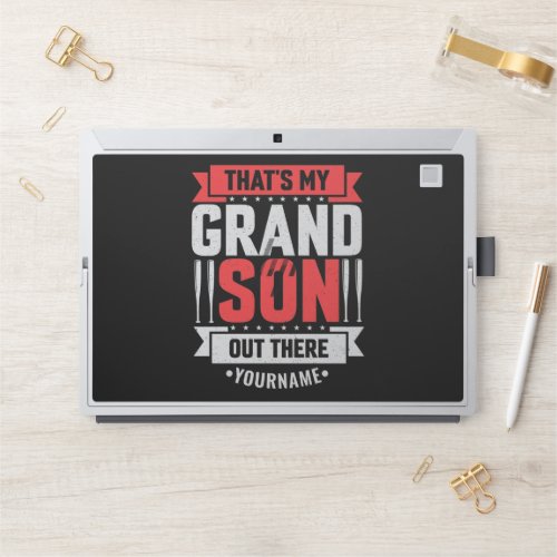 Thats My Grandson Out There Baseball HP Laptop Skin