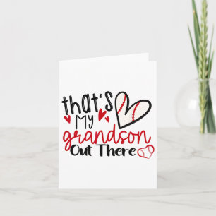 That's My Grandson Out There Bysebyll Grandma Moth Card