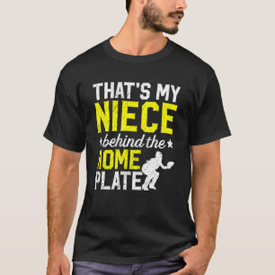 That's My Niece Softball Catcher Aunt of A Softbal T-Shirt