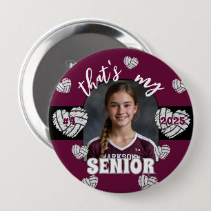 That's my Senior Volleyball Player button