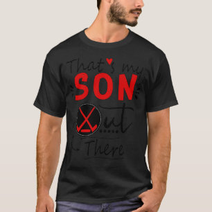 That's My Son Out There Hockey For Mom and Dad Pul T-Shirt