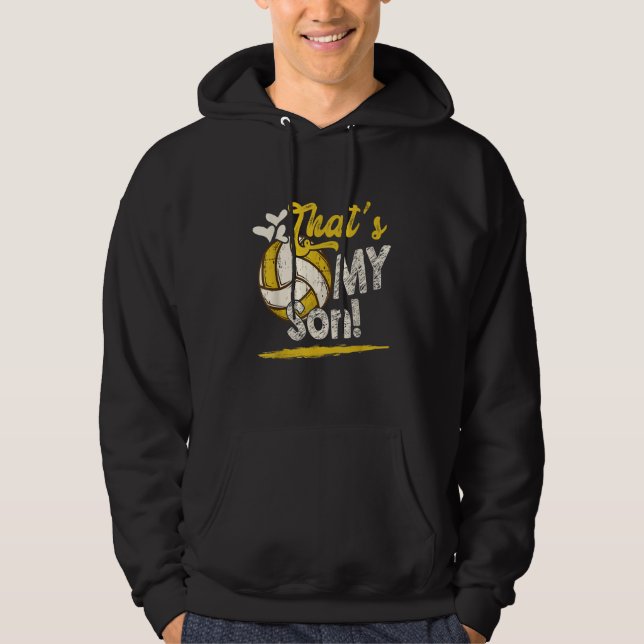 That's My Son Volleyball Family Matching Hoodie (Front)