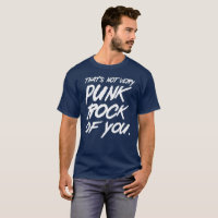 That's not very punk rock of you music humor