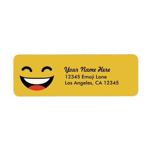 Thats one happy dude Emoji Label