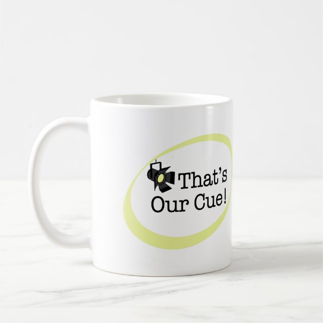 That's Our Cue Coffee Mug (Left)