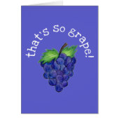 That's So Grape (Great) Congrats Purple Grapes (Front)