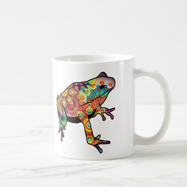 That's Some Funky Coffee Psychedelic Frog Mug (Right)