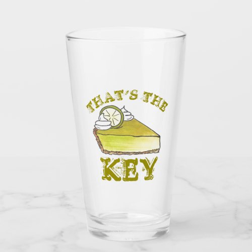 Thats the Key Lime Pie Slice Florida Foodie Glass