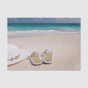 That's the Life!  Beach, Hat and Flip Flops Tissue Paper