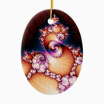 Thats The Point - Fractal Art Ceramic Ornament