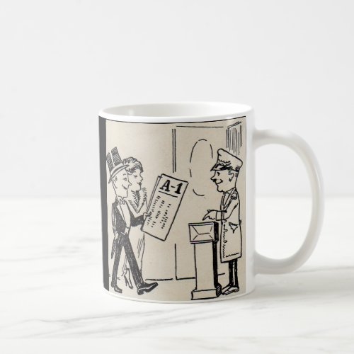 Thats the Ticket _ 1920s theatre cartoon Coffee Mug