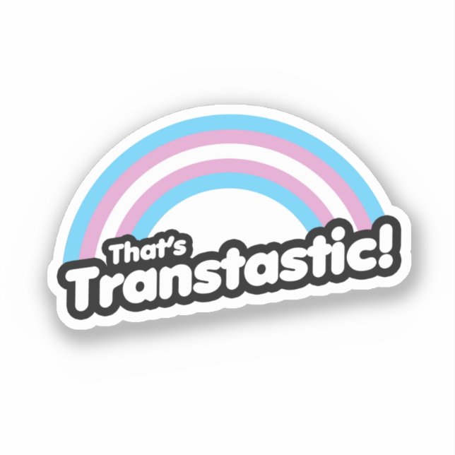 That's Transtastic Sticker (Front)