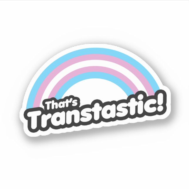 That's Transtastic Sticker (Front)