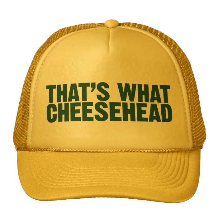 That's What Cheesehead Hat Zazzle