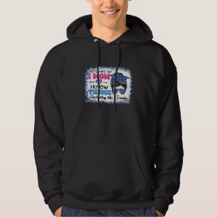 Thats What I Do I Mom I Know Things Gender Reveal Hoodie