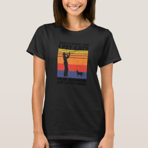 That's What I Do I Pet Cats I Play trombone & I Kn T-Shirt