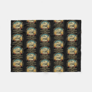 That's What I Do I Read Banned Books Funny Book Fleece Blanket