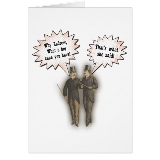 That's What She Said Cards (Front)