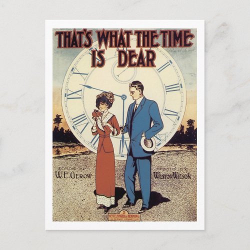 Thats What The Time Is Dear Songbook Cover Postcard