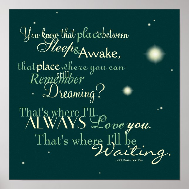 That's Where I'll Be Waiting Poster (Front)