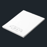 That's why you always leave a note arrested<br><div class="desc">That's why you always leave a note, notepad, quote from arrested development.</div>