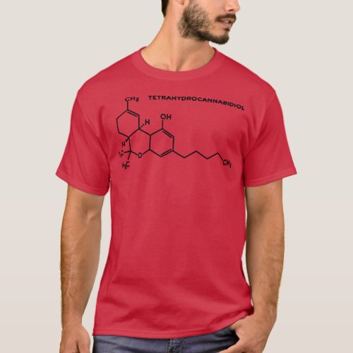 THC molecule 1 T_Shirt