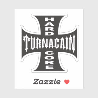 THC (Turnagain Hard Core) (Cross) Die Cut Sticker