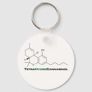 THC Weed Keychain