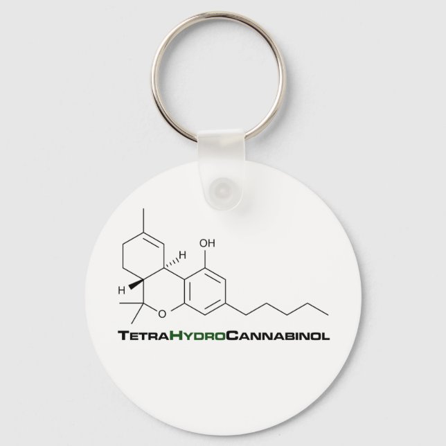 THC Weed Keychain (Front)